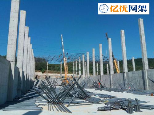 海北料棚网架设计